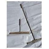 Old Dynamite Auger and Barn Auger