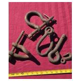 Various Styles of Clevises, Shackles, and More