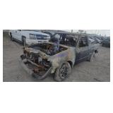 1999 Mazd B2500 4F4YR12C0XTM27832 Burned
