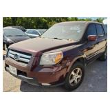 2008 Hond PILOT 5FNYF18598B033230 NO KEY