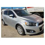 2012 CHEVY SONIC 1G1JC6SH1C4223347 NO KEY