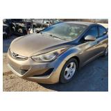 2014 HYUNDAI ELANTRA 5NPDH4AE5EH527442 NO KEY