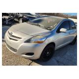 2007 TOYOTA YARIS JTDBT903771107064 NO KEY