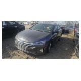 2020 Hyun Elantra 5NPD84LF2LH553581 Abandoned