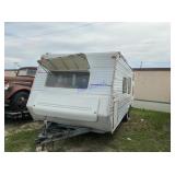 2001 Jayco RV Trailer 5ZN203   lic plate