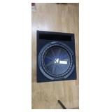 Kicker Subwoofer In Bandpass Box