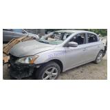 2013 Niss Sentra 3N1AB7AP6DL670389 Accident