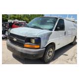 2005 Chev VAN 2500 1GCGG29VX51229551 NO KEY