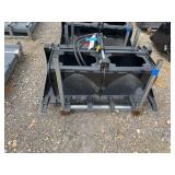 ABOSS Grab Bucket Attachment - Skid Steer Compatible