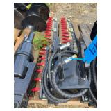 Future Hedge Trimmer Excavator Attachment - Fits 1-2 Ton, 1" Pin Diameter