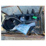 Mower King SSECAG-Y Skid Steer Auger - w/ 3 Bits (6", 12", 14")