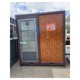 ABOSS 7FT Portable Toilet & Shower Unit - 110V Equipped w/ Fixtures