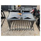 Future FT-HWG44C Mini Skid Steer Rock Grapple Bucket - 44" Width, 47" Opening, 15KN