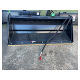Raytree RMRB72 Power Rake Bucket - 72" Width, Bi-Directional, 12-35 GPM