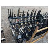 Future FT-CLG72C Skid Steer Grapple - 72" Width, 10 Teeth, 15KN Closing Force