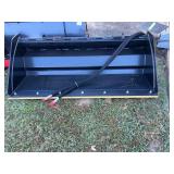Raytree RMRB72 Power Rake Bucket - 72" Width, Bi-Directional, 12-35 GPM