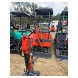 AGT QK20R Mini Excavator - RATO 23HP 16.8KW Gas, 2 Cylinder w/ Side Swing & EPA