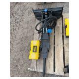 Future FT-P45 Mini Skid Steer Breaker - 56" Length, 500-1000BMP, 1.8" Drill Rod