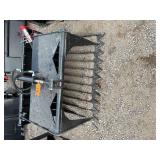 Future FT-HWG44C Mini Skid Steer Rock Grapple Bucket - 44" Width, 47" Opening, 15KN