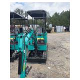 AGT H15R Mini Excavator - 420cc Gas 8.6KW, 15" Bucket, Pilot System, 4FT Tracks