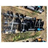 Future 8-Piece Excavator Attachment Package - Rake, Ripper, Grabber, Augers & Buckets