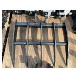 Future Excavator Rake - Fits 1-2 Ton Excavator, 1" Pin Diameter