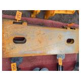 Future FT-S10 Skid Steer Mounting Plate - SAE J2513 Standard, 1150x440x70mm