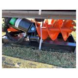 Raytree RMA42 Skid Steer Auger - 3 Bits (10", 12", 18"), 42" Max Depth