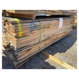 (Approx 90) Pine Lumber! 5 1/2in - 13in Wide  x 1 1/4in Thick x 9ft to 11ft Long