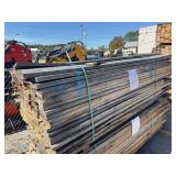 (Approx 105) Pine Lumber! 5 1/2in - 8 1/2in Wide  x 1 1/4in Thick x 9ft to 11ft Long