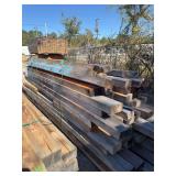 (Approx 75) Cherry & Maple Beams! 3 1/2” Thick x 6” to 7” Wide x 8ft 6in to 18ft Long