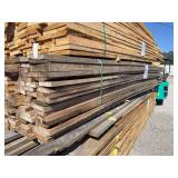 (Approx 105) Poplar Lumber! 5 1/2in to 10in Wide  x 1 1/2in -3in Thick x 9ft to 12ft 6in Long