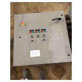 Electrical Control Panel in Steel Cabinet with Components