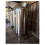Shivhem SUS304 Stainless Steel Liquid Storage Tank, 106 Gallon Capacity