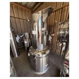 Stainless Steel Industrial Vessel With Fittings