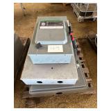 Three Square D Electrical Panels