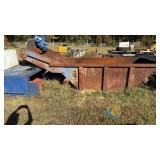 MGM HEAVY DUTY Gravel Roll-off Dumpster, 7 Cubic Yards, Hook Lift System