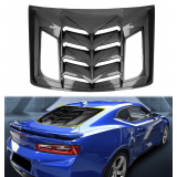Rear Window Louvers for Chevrolet Camaro, External Accessories Sun Shade Windshield Cover Compatible with Chevy Camaro 2016 2017 2018 2019 2020 2021 2022, Carbon Fiber - $155
