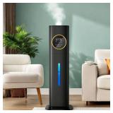 Humidifiers for Bedroom, 2.1Gal/8L Humidifier large room with Essential Oil Diffuser, Top Fill Whole House Cool Mist Humidifiers for Plants Baby Kids Adults(Black) - $72