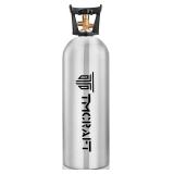 TMCRAFT 20lb CO2 Tank, High Strength Aluminum Alloy Cylinder with CGA-320 Valve, DOT Approved Cylinder for Kegerator kit and Draft Beer Dispensing - $180
