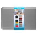 ComfiLife Anti Fatigue Floor Mat   3/4 Inch Thick Kitchen Mats for Floor, Standing Desk Mat, Kitchen Rug   Comfort at Home, Office   Durable   Stain Resistant   Non-Slip Bottom (20' x 32', Gray) - $53