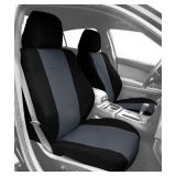 CalTrend Front Sport Buckets Seats, Cordura Seat Covers for 2013-2018 Toyota RAV4 Charcoal Charcoal Insert with Black Trim - $279