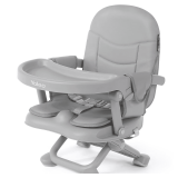 YOLEO Baby High Chair Booster Seat for Dining Table, Foldable High Chairs with Adjustable Heights, Travel Booster Seat with Removable Tray - $50