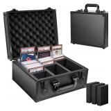 Graded Sports Card Storage Box, Premium Aluminum Slab Organizer,Graded Card Case Fits PSA, CSG, GMA, HGA, Baseball & Football, Top Loaders - $35