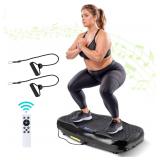 Vibration Plate Exercise Machine, Shaking Whole Body Workout Vibration Platform Lymphatic Drainage, Power Waver Vibrate Stand Machine for Home Fitness Weight Loss - $52
