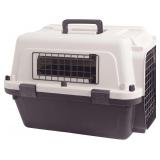 Plastic Dog/Cat Crate Portable Travelling Pet Kennel Without Wheel for Dogs/Cats, Small, Tan - $60