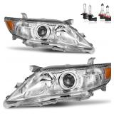 Headlights Assembly for 2010 2011 Toyota Camry4-Door Sedan Headlamp Replacement Pair (Only fits US Version, does NOT fit hybrid models) - $110