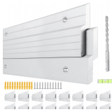 French Cleat Hanger 30 inch - 16 Pairs Heavy Duty Aluminum Alloy Picture Hanging Kit Z Bar Clips Wall Mounting 200 lbs Load Interlocking Brackets Mirror Hanging Hardware Frame Hanger - $300