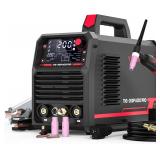 YESWELDER 200A AC/DC Aluminum Tig Welder with Pulse Large LED Display, Digital Inverter STICK/TIG 110/220V Dual Voltage TIG Welding Machine TIG-200P ACDC - $560