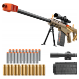 Soft Bullet Toy Gun Dart Foam Pellet Blasters Shell ejecting Shotgun Cool Stuff Gifts for boy Age 8+ 9 10 11 12 Year Old Kid Shooting Game with Scope Sniper Rifle (Sand Colored) - $40